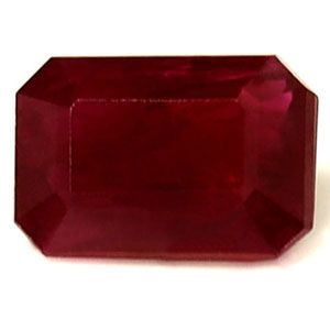 RUBY FACETED 0.92ct RED Pigeon Blood Red SI REST_OF_AFRICA HEATED