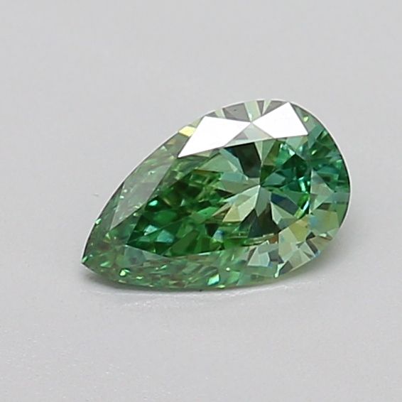 0.34 CT Fancy Intense Green PEAR