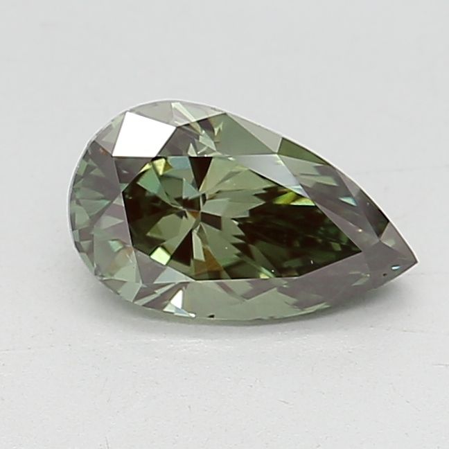 0.91 CT Fancy Deep Green PEAR