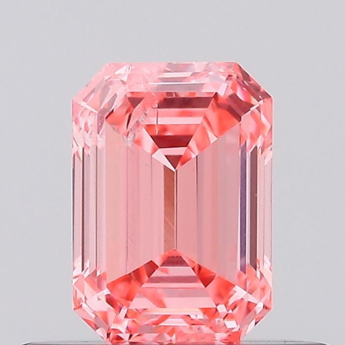 0.52 CT Fancy Vivid Pink EMERALD