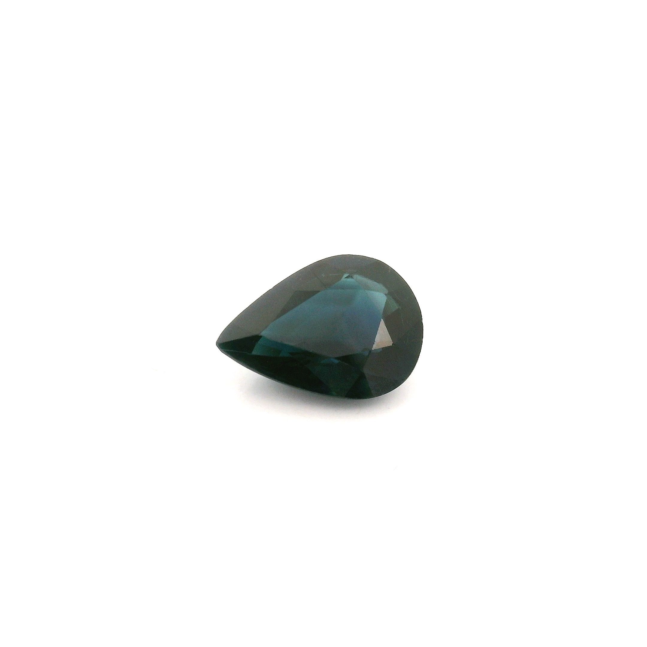 SAPPHIRE FACETED 1.87ct BLUE Vivid EC AUSTRALIA HEATED