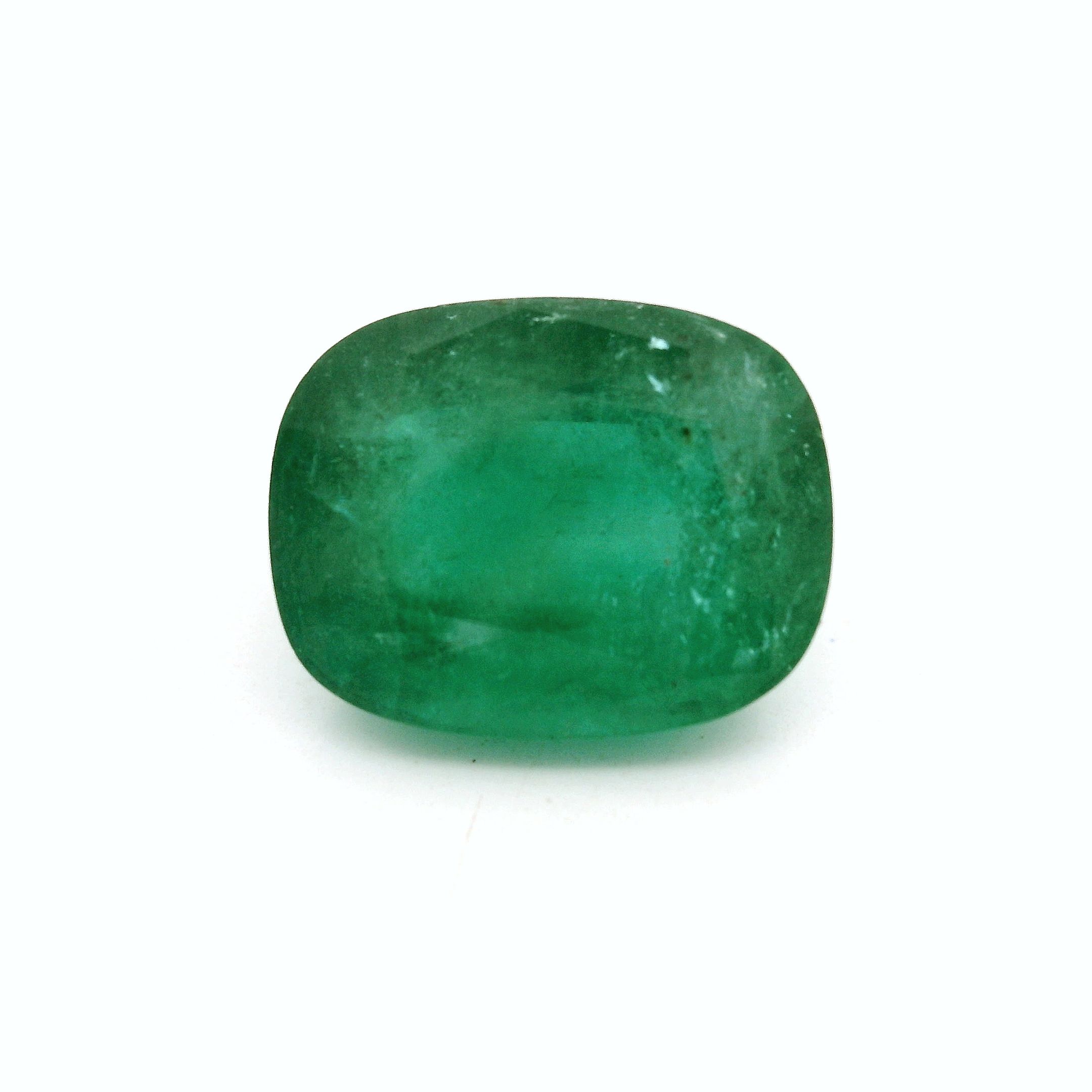 6.59 ct Cushion Emerald
