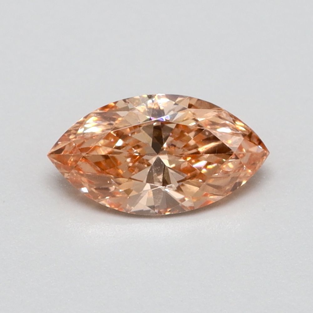 0.22 CT Fancy Vivid Orange MARQUISE
