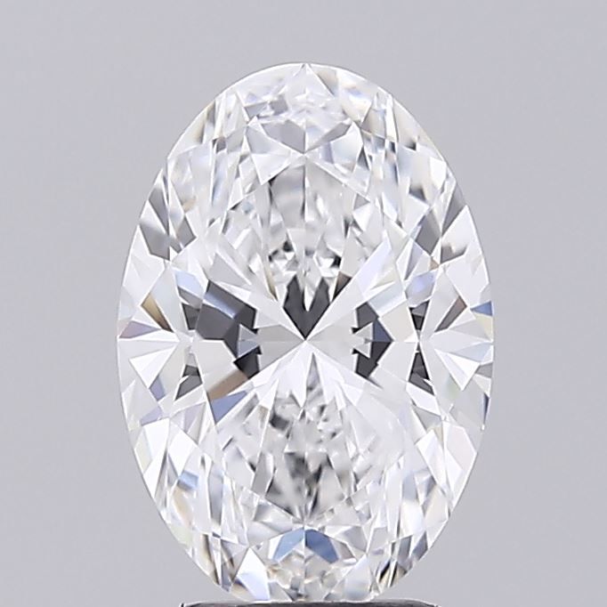 2.01 Carat D VVS2 Oval Lab Diamond