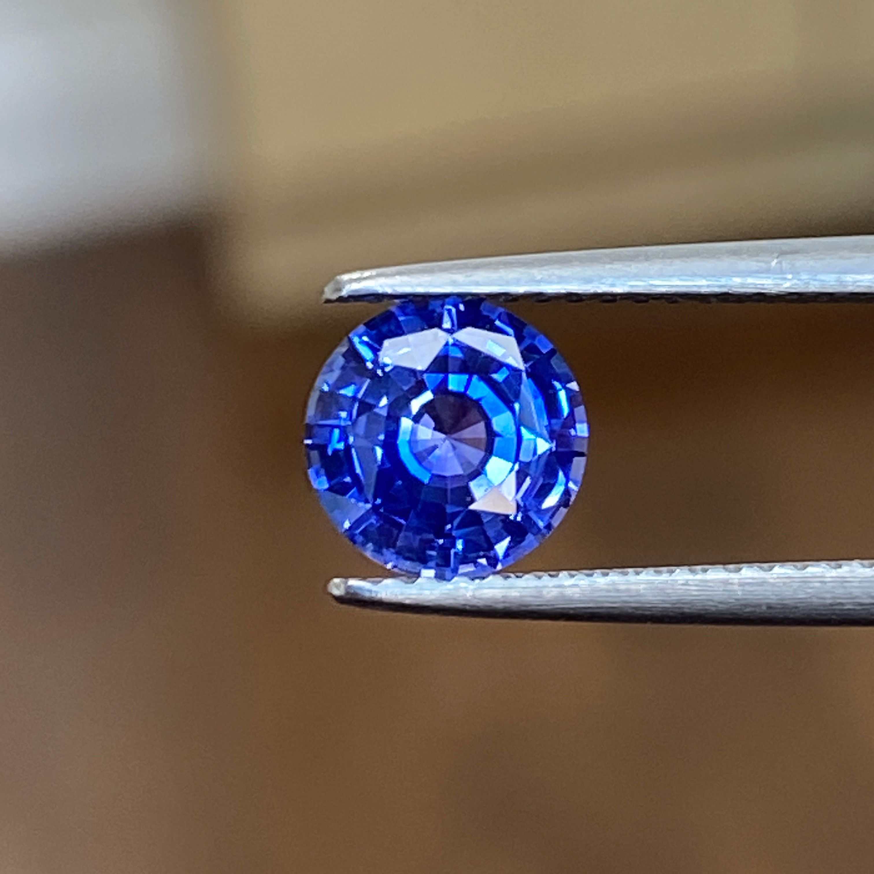 SAPPHIRE FACETED 1.64ct BLUE Blue EC SRILANKA HEATED