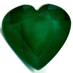 Szmaragd 3,49 ct, zielony, szlif serce