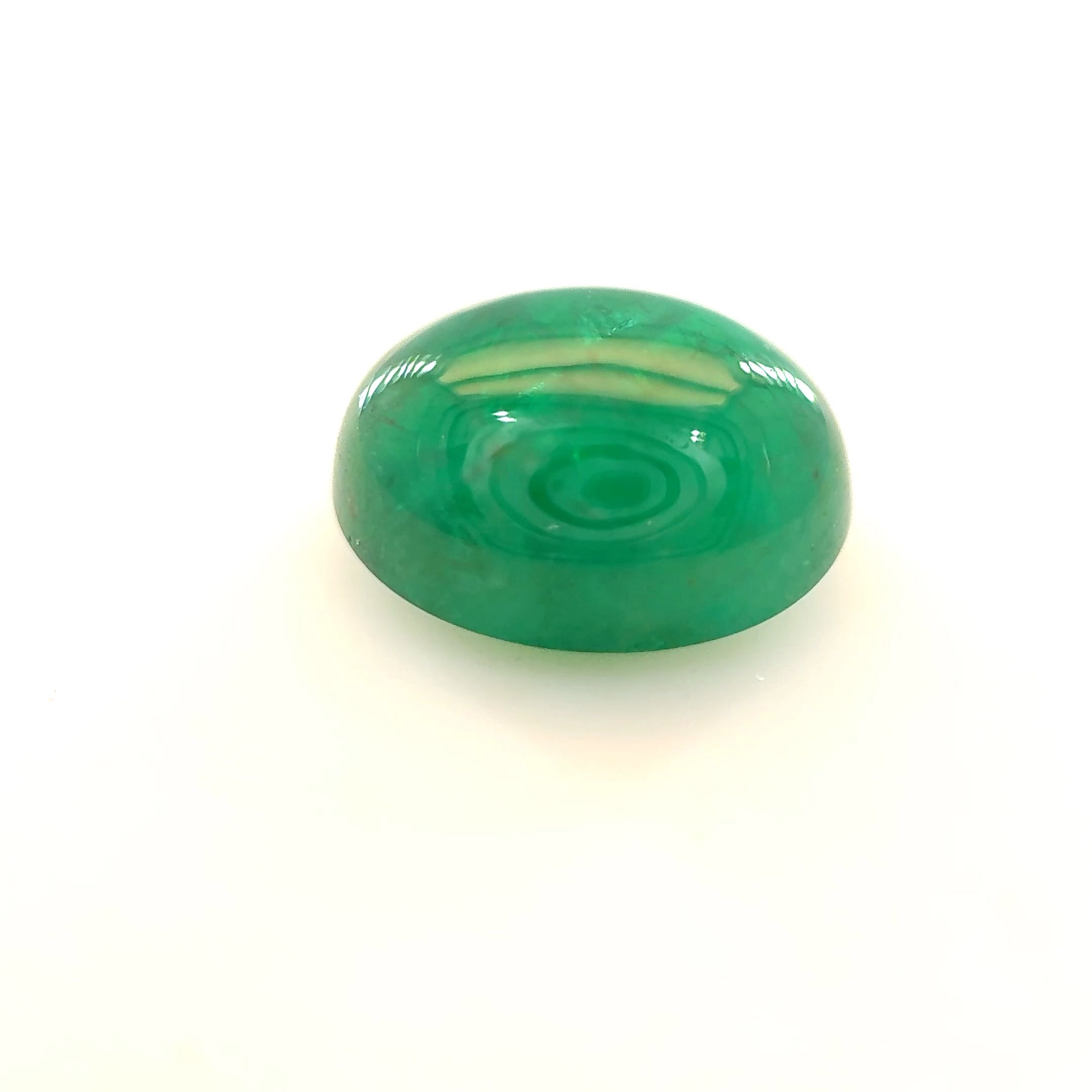 Szmaragd 2,11 ct, zielony, kaboszon