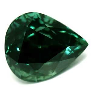 Szafir 1,15 ct, morski, szlif gruszka