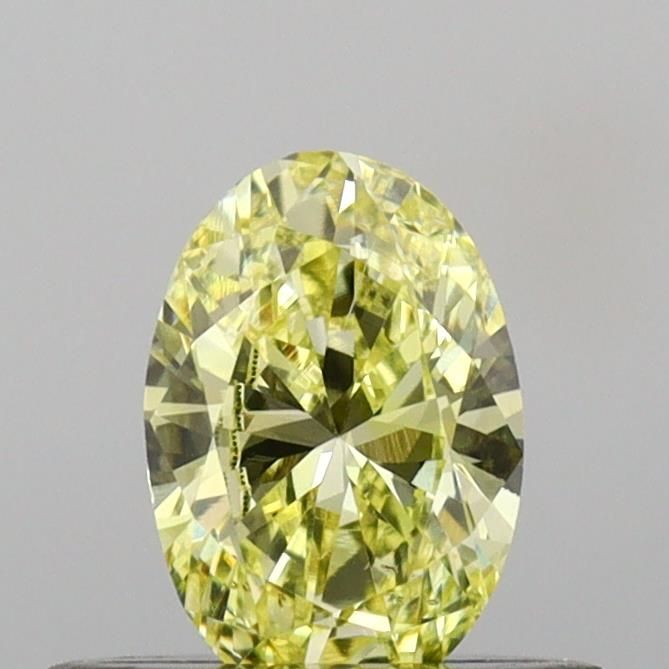 0.43 CT Fancy Intense Yellow OVAL