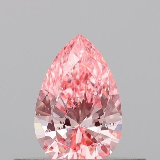 0.34 CT Fancy Vivid Pink PEAR