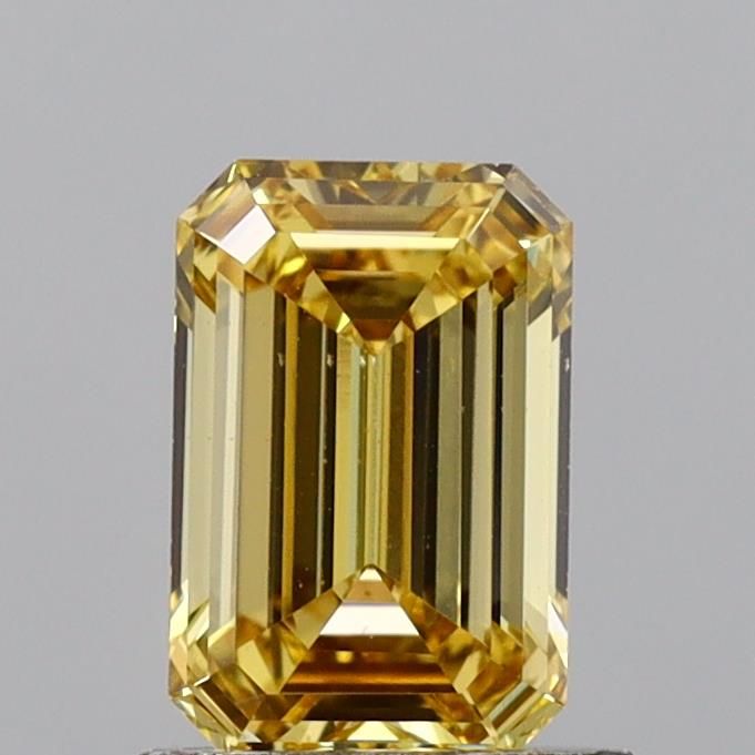 1.0 CT Fancy Vivid Yellow EMERALD