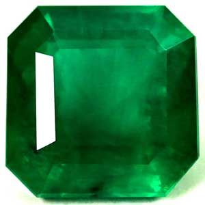 Szmaragd 2,29 ct, zielony, szlif szmaragdowy
