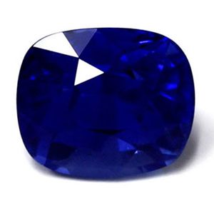 Szafir 6,36 ct, niebieski, szlif cushion