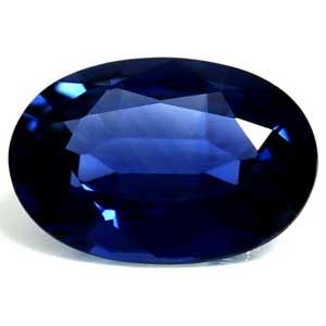 SAPPHIRE FACETED 0.49ct BLUE Intense Blue EC SRILANKA NONE