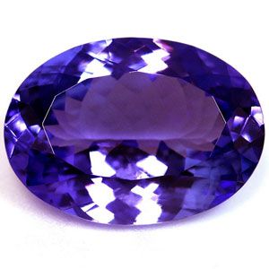 Tanzanit 3,92 ct, niebieski, szlif owalny