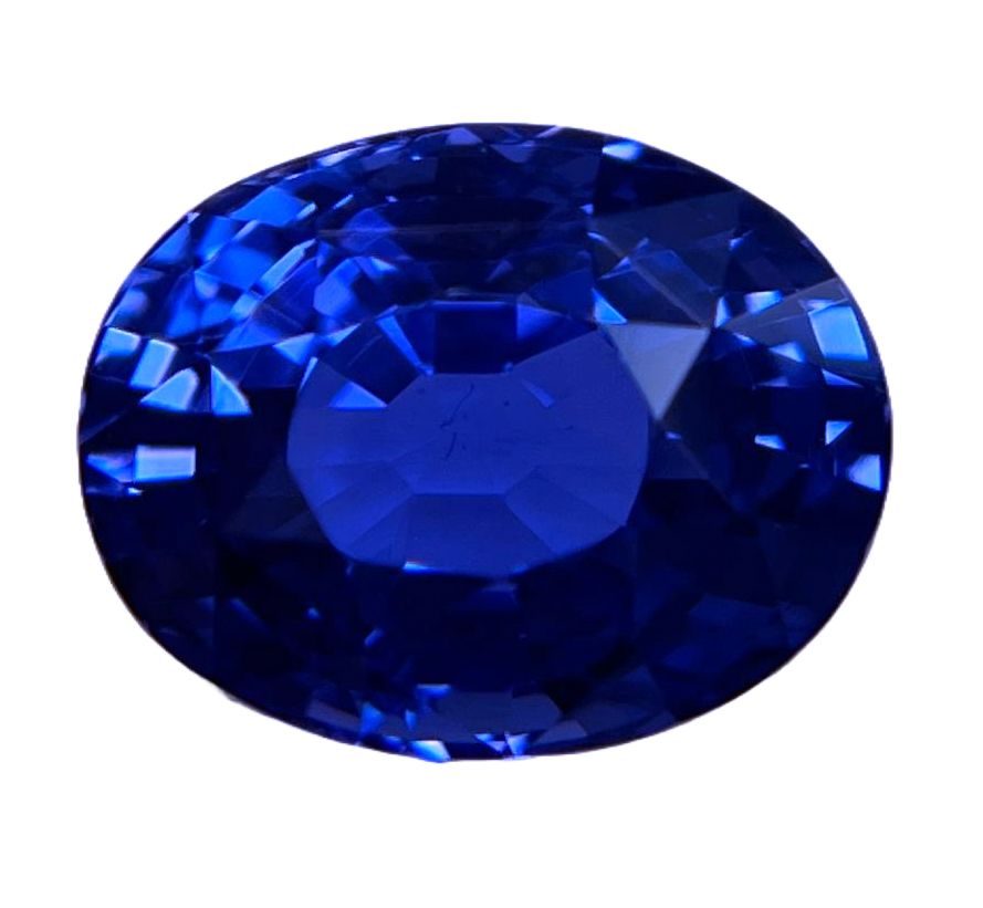 SAPPHIRE FACETED 8.03ct BLUE Blue EC SRILANKA NONE
