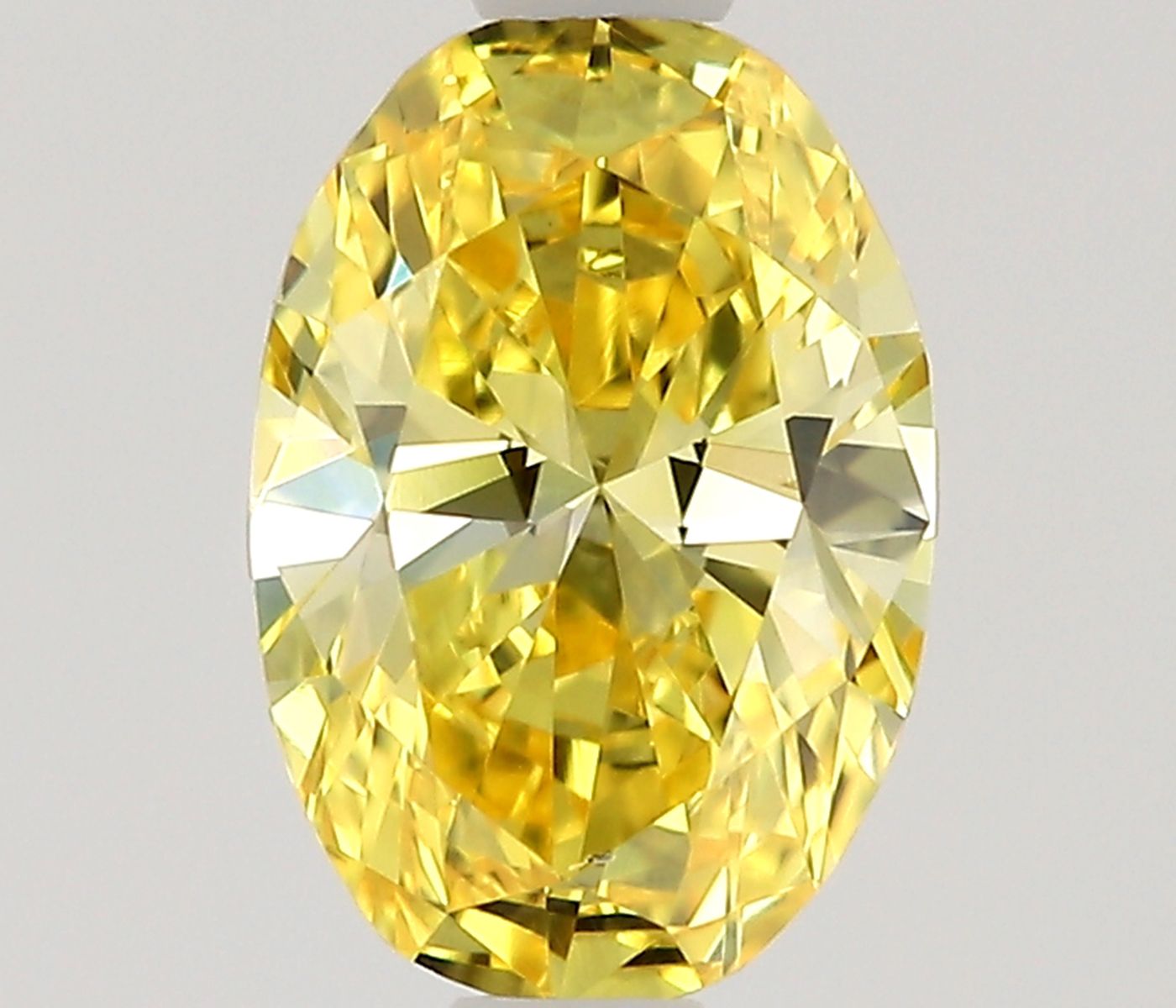 0.48 CT Fancy Intense Yellow OVAL