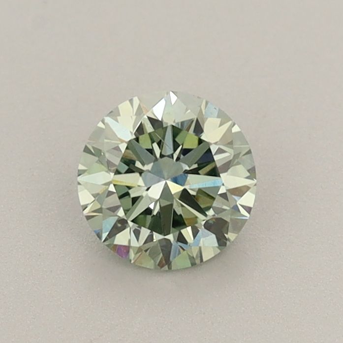 0.52 CT Fancy Vivid Green ROUND