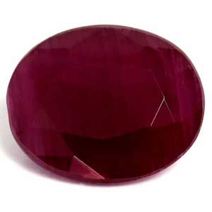 RUBY FACETED 4.57ct RED Medium Red SI REST_OF_AFRICA NONE