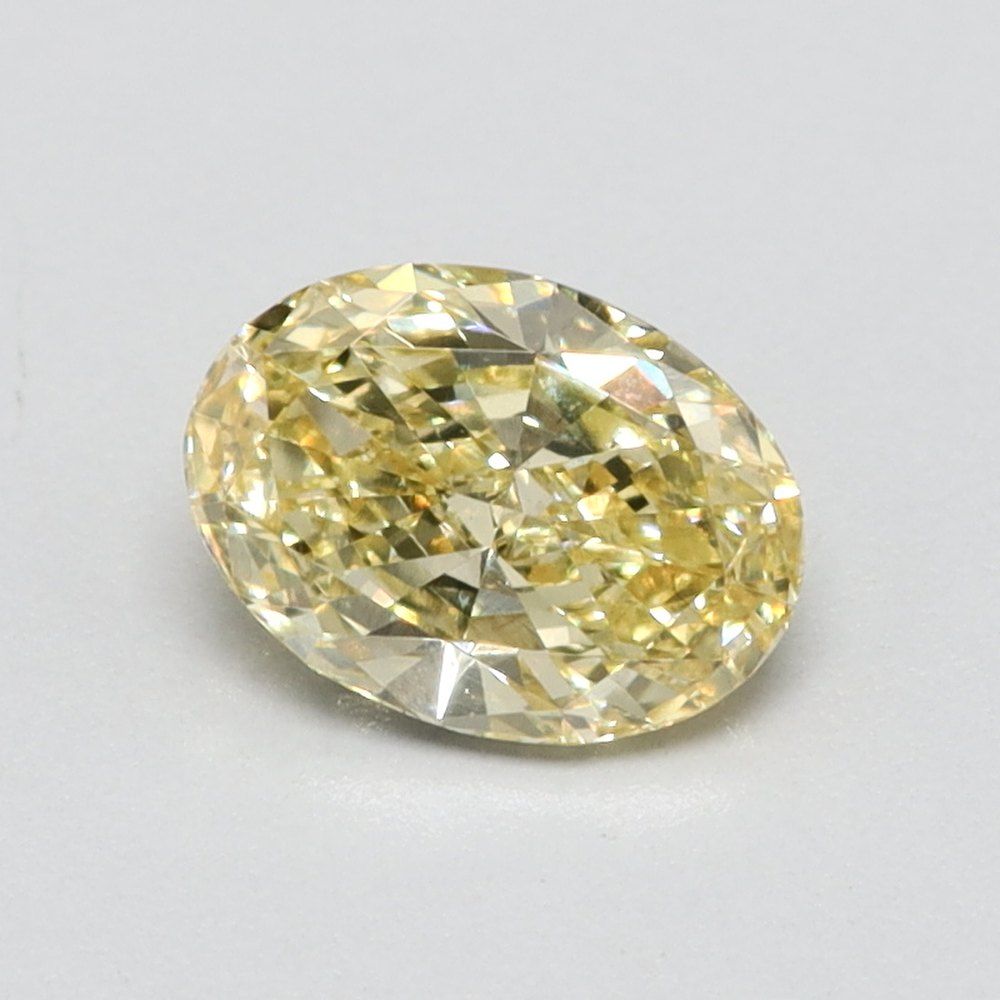 0.32 CT Fancy Vivid Yellow OVAL
