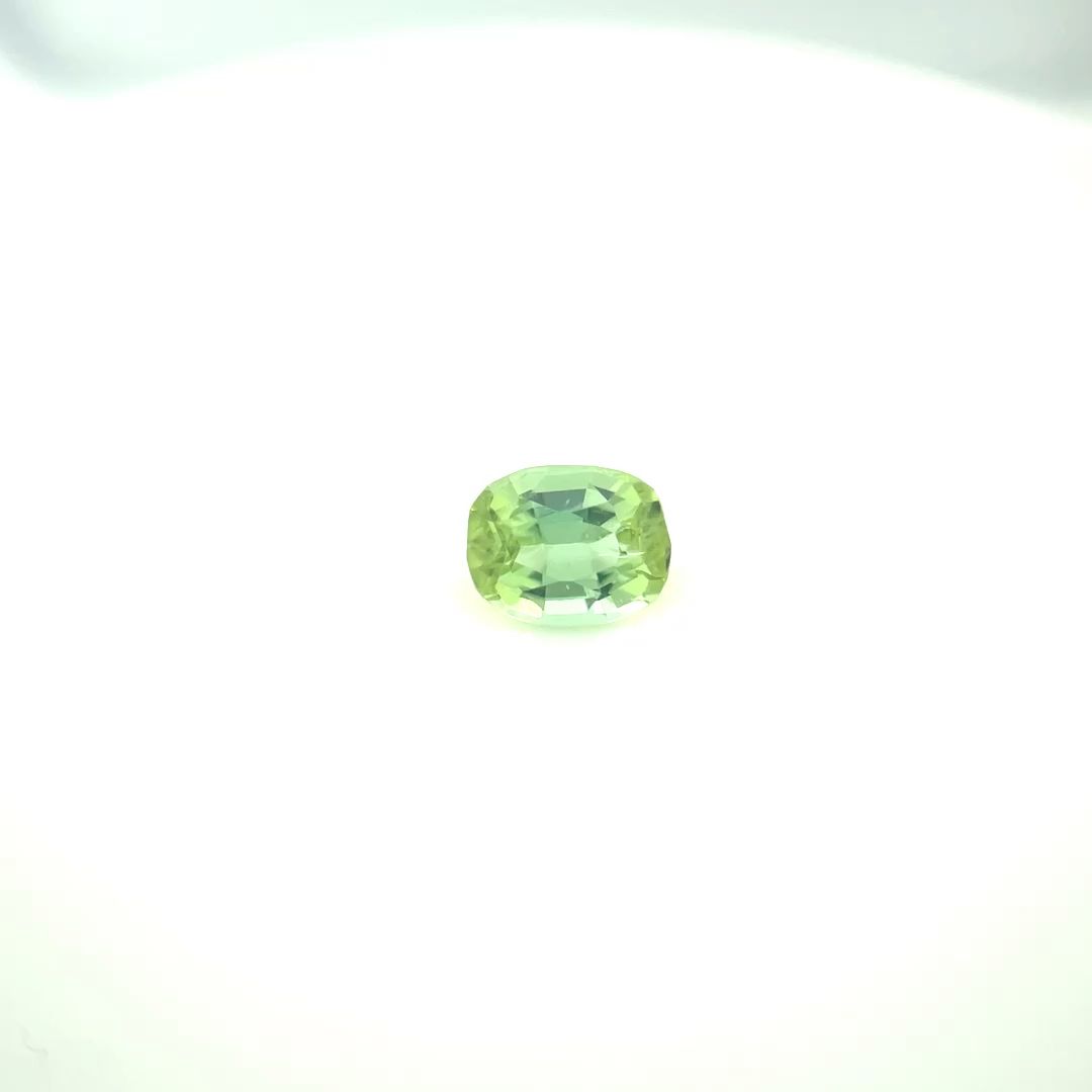 TOURMALINE FACETED 0.85ct GREEN Yellowish Light Green EC AFGHANISTAN NONE
