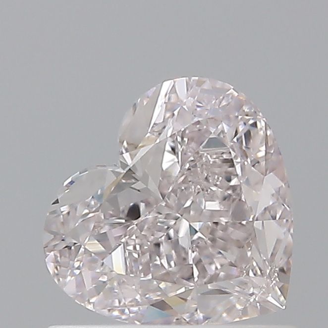 1.01-carat heart diamond with null color, null cut, and SI2 clarity.