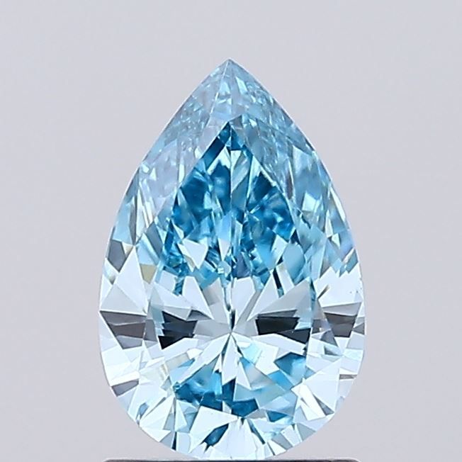 1.05 CT Fancy Vivid Blue PEAR
