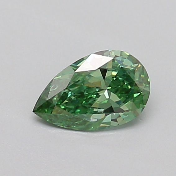 0.32 CT Fancy Intense Green PEAR
