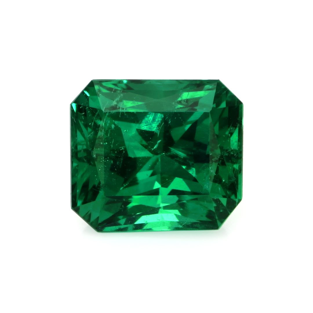 Szmaragd 5,84 ct, zielony, szlif szmaragdowy