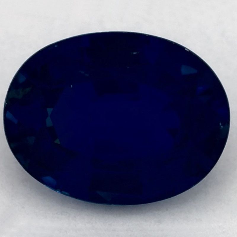 Szafir 1,97 ct, niebieski, szlif owalny
