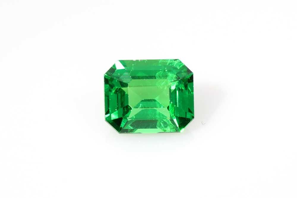 GARNET FACETED 1.2ct GREEN Vivid GREEN SI TANZANIA NONE