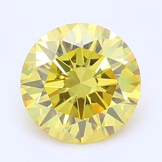 0.4 CT Fancy Vivid Yellow ROUND