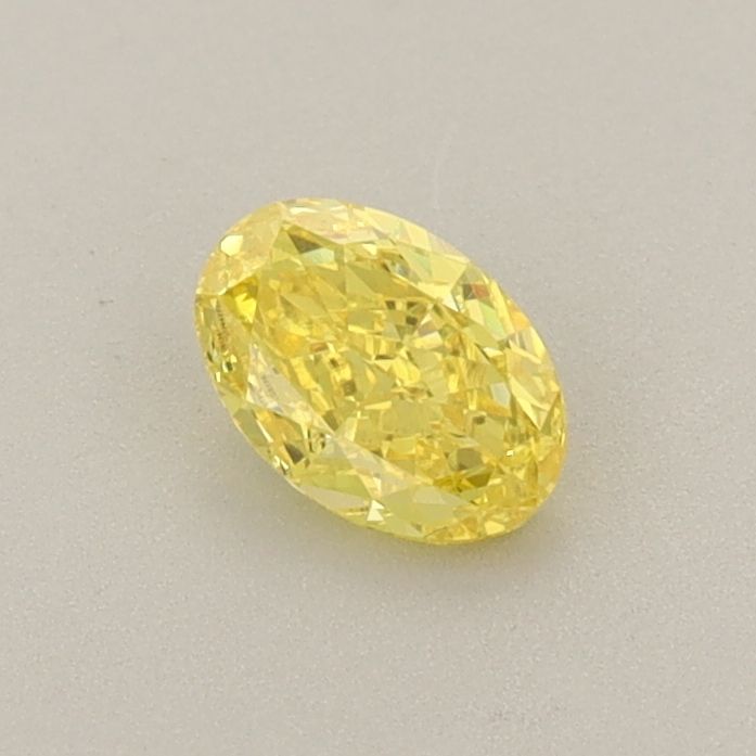 0.39 CT Fancy Vivid Yellow OVAL