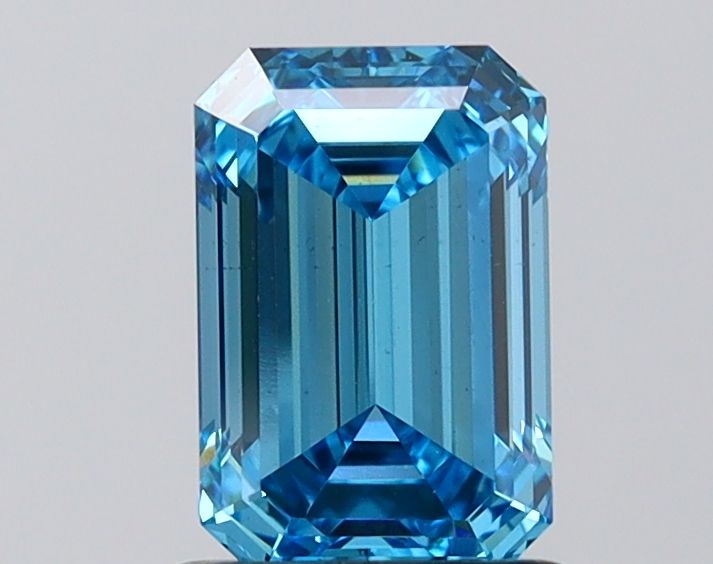 1.39 CT Fancy Vivid Blue EMERALD