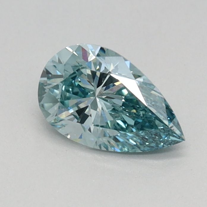0.4 CT Fancy Vivid Green PEAR