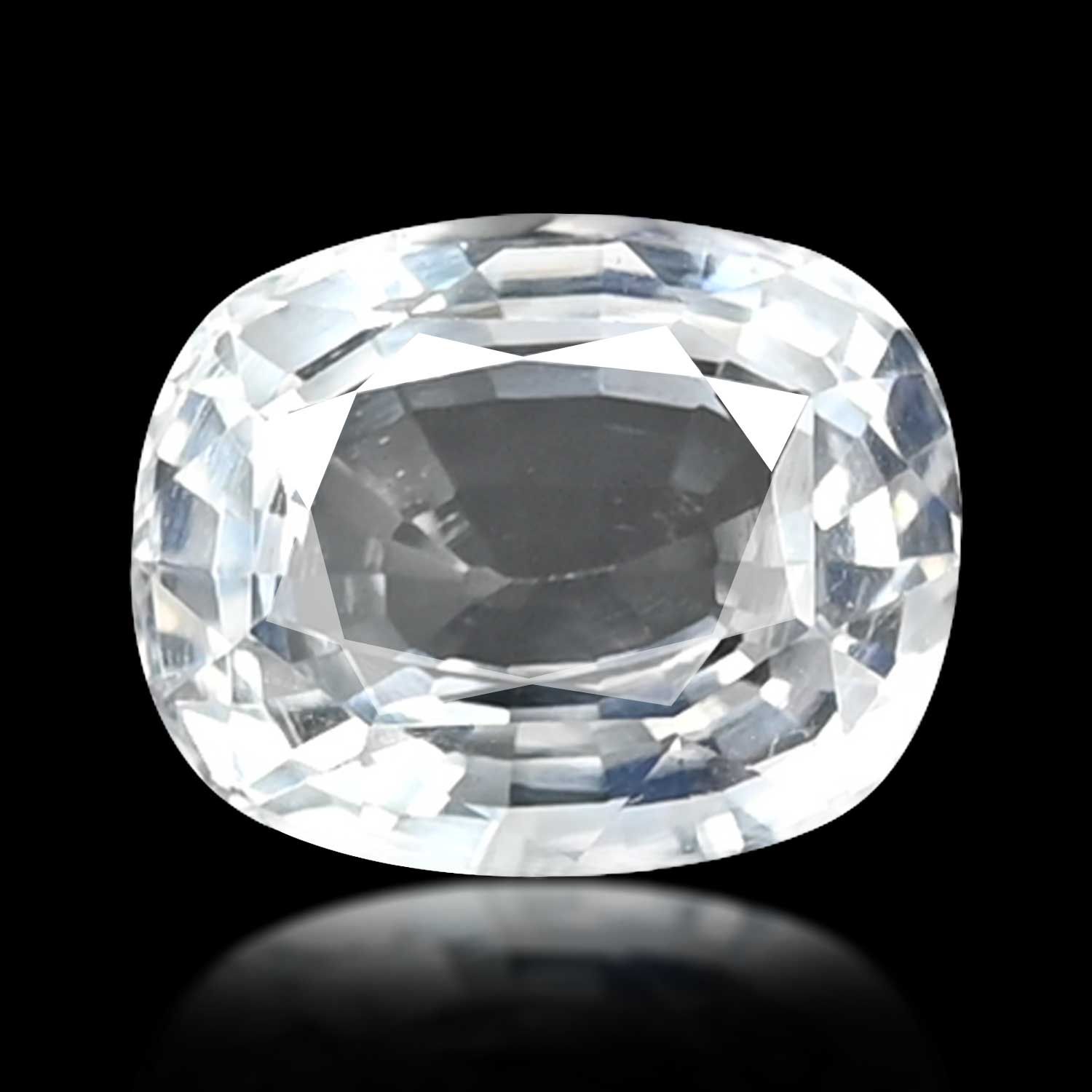 TOPAZ FACETED 9.27ct WHITE MI BRAZIL NONE