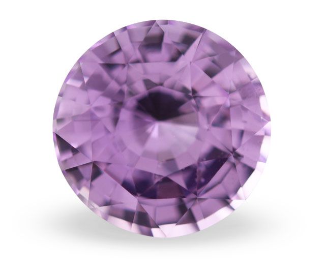 Szafir 2,04 ct, purpurowy, szlif okrągły