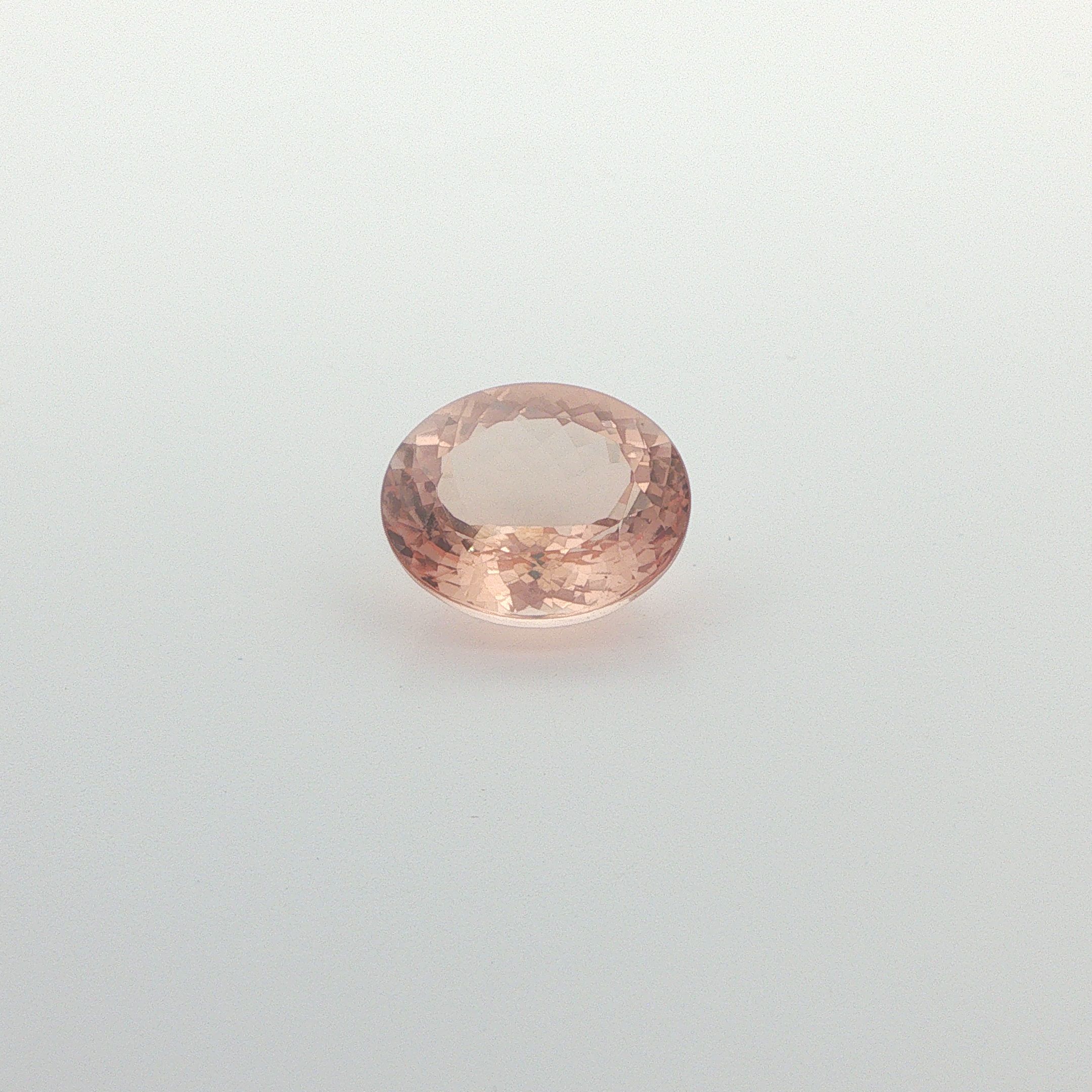 7.77 ct Oval Morganite