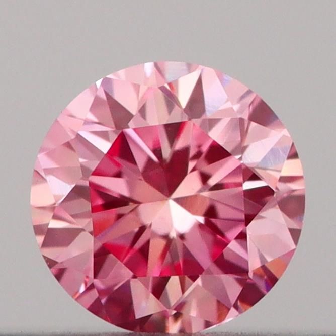 0.17 CT Fancy Vivid Pink ROUND