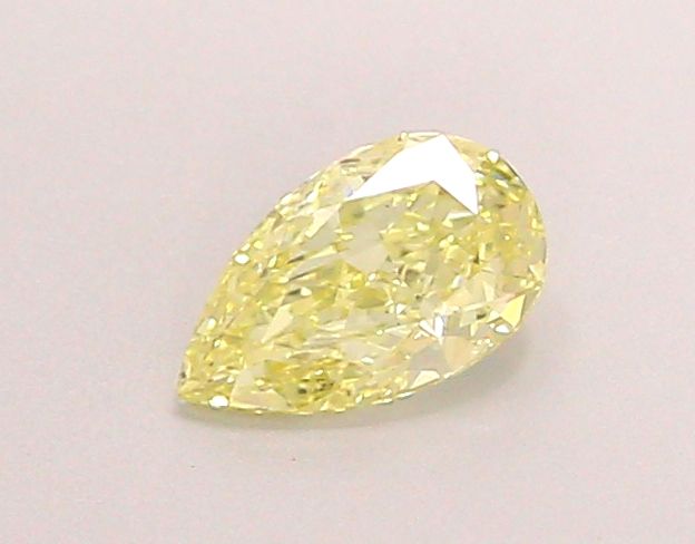 0.37 CT Fancy Yellow PEAR