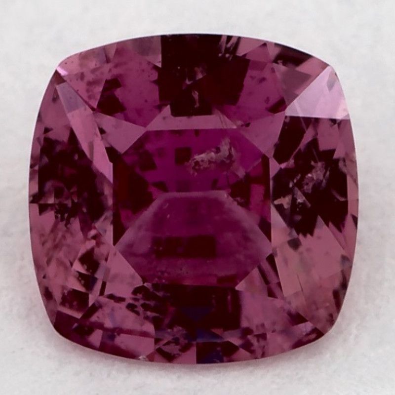 Szafir 1,01 ct, różowy, szlif cushion