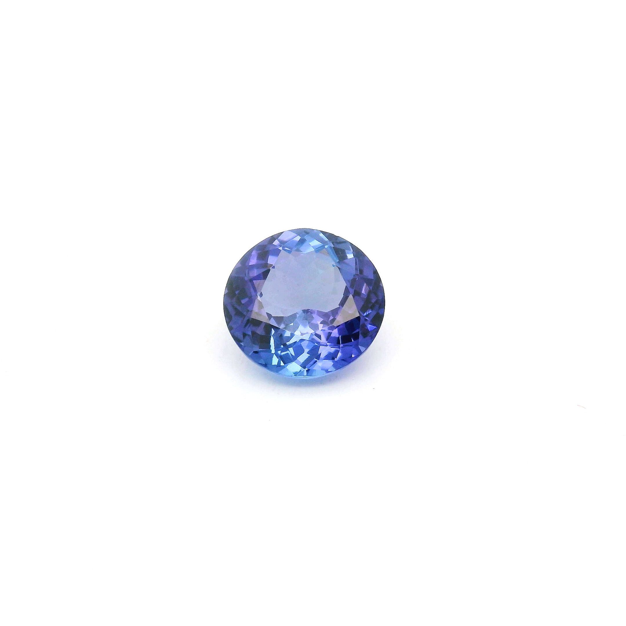 3.64 ct Round tanzanite