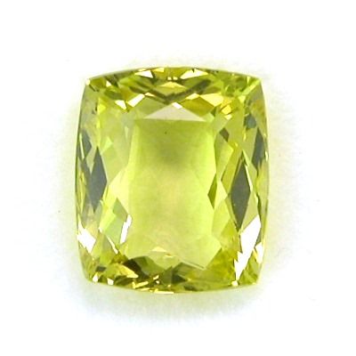 TOURMALINE FACETED 5.9ct YELLOW Yellow EC MOZAMBIQUE HEATED