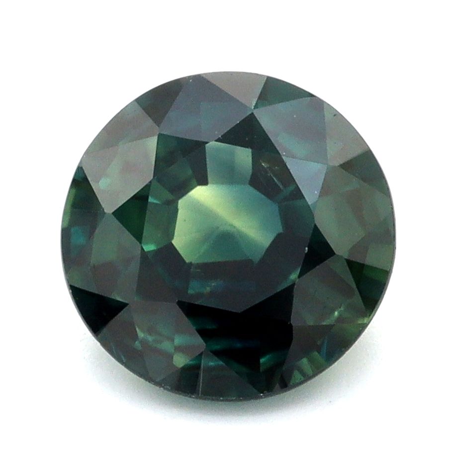 Szafir 1,32 ct, wielobarwny, szlif okrągły