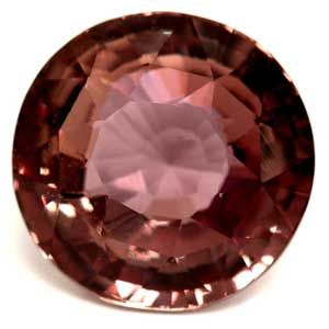 Szafir 3,39 ct, różowy, szlif okrągły