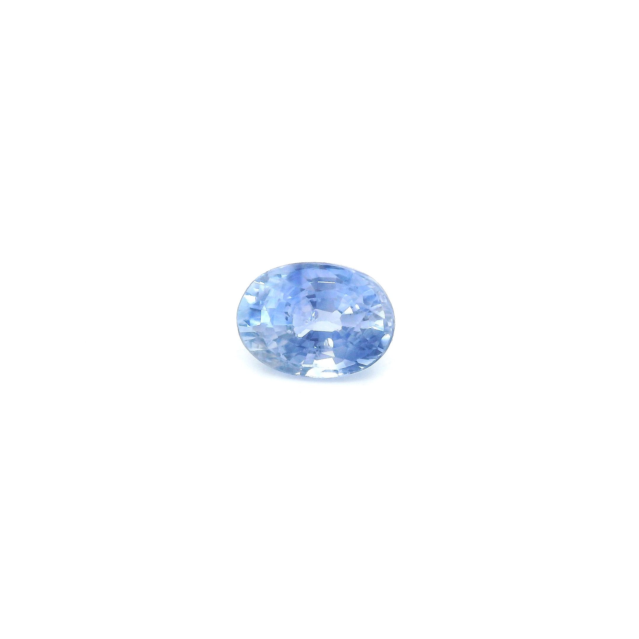 Szafir 1,16 ct, niebieski, szlif owalny