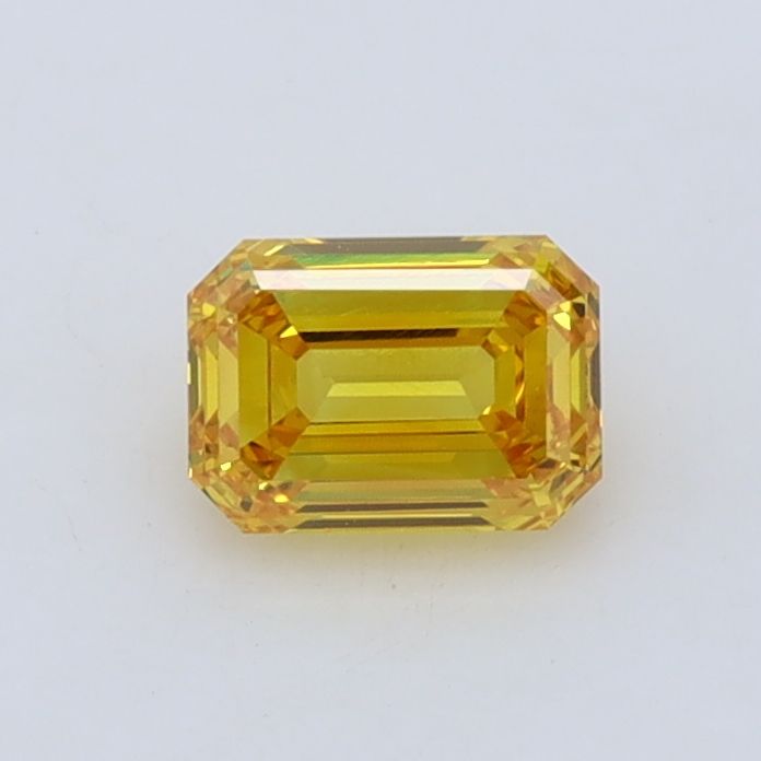 0.61 CT Fancy Vivid Yellow EMERALD