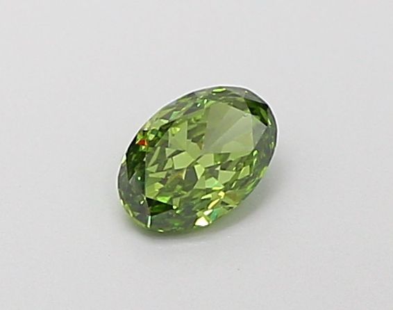 0.23 CT Fancy Vivid Green OVAL