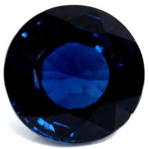 SAPPHIRE FACETED 0.91ct BLUE Intense Blue EC MADAGASCAR HEATED