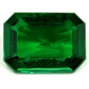 Szmaragd 1,52 ct, zielony, szlif szmaragdowy